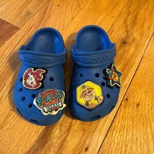 8T Blue Crocs/ Paw Patrol